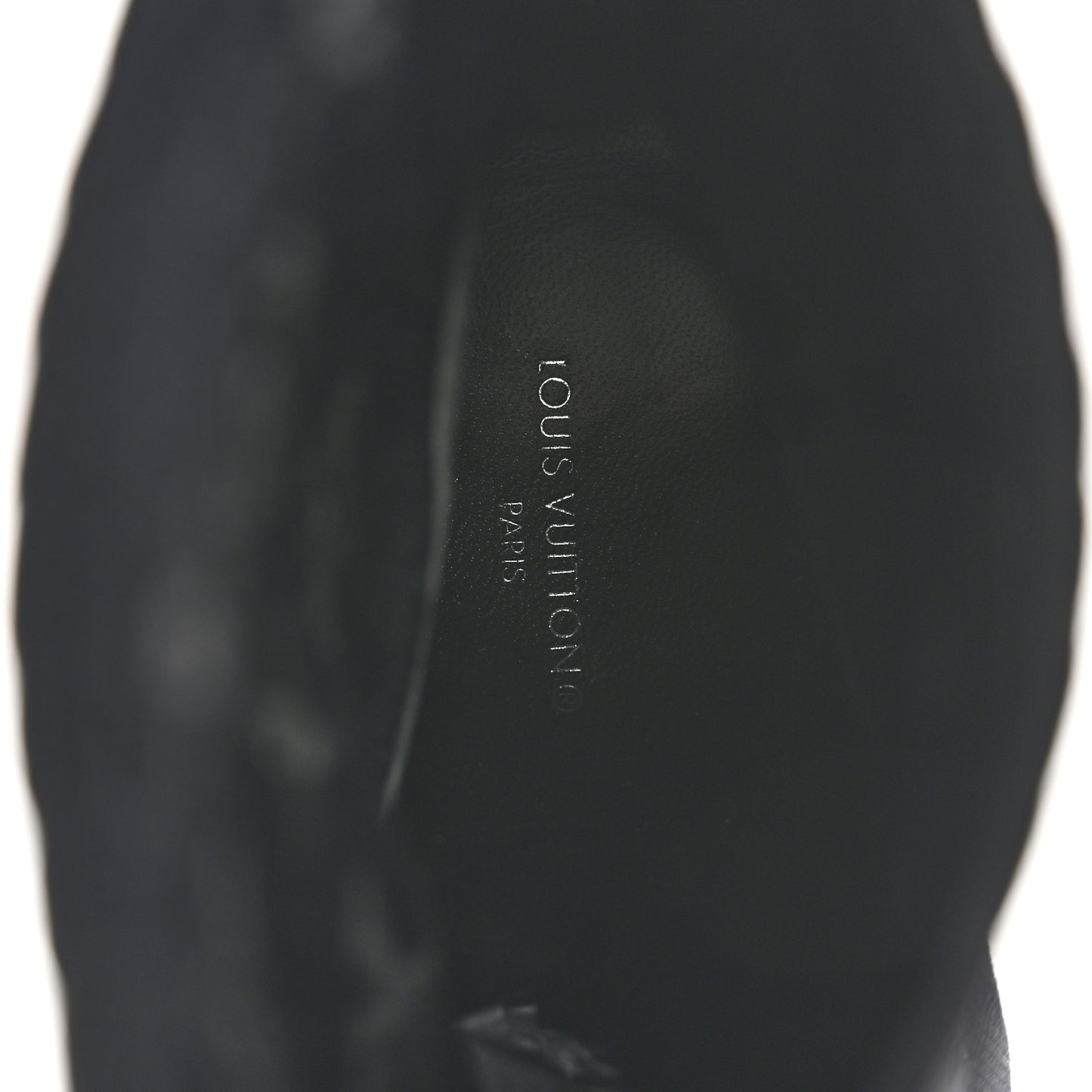 Monogram Stretch Fabric Silhouette Ankle Boots 40 Black