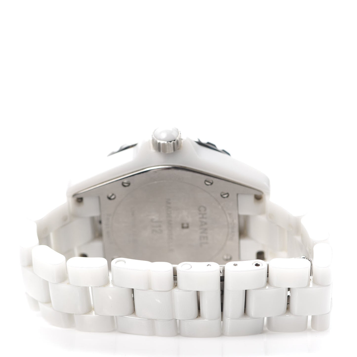 Stainless Steel Ceramic 38mm J12 Limited Edition Mademoiselle Automatic Watch White