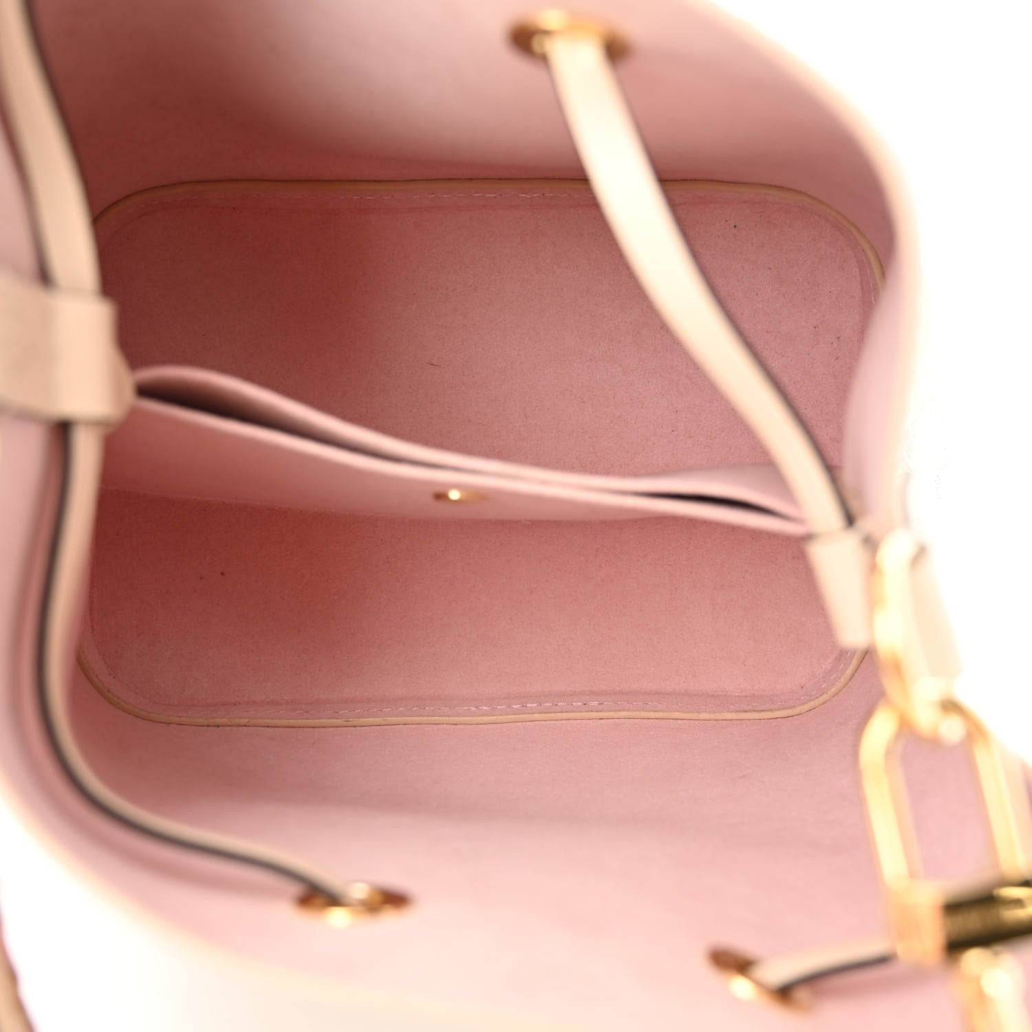 Louis Vuitton Damier Azur Braided Neonoe BB Pink 5 of 10