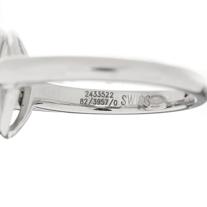 Chopard 18K White Gold Happy Diamonds Circle Ring 52 6 5 of 6