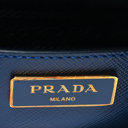 Prada Saffiano Medium Galleria Double Zip Tote Bluette 8 of 14