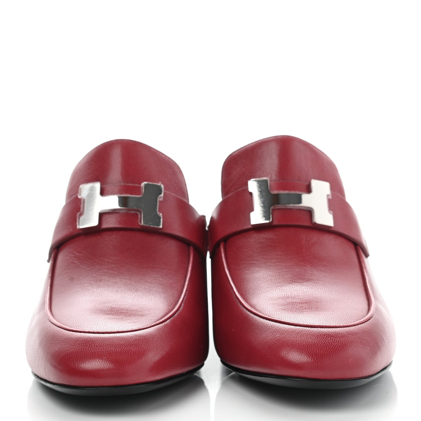 Goatskin Paradis Mules 37.5 Rouge Tibetain