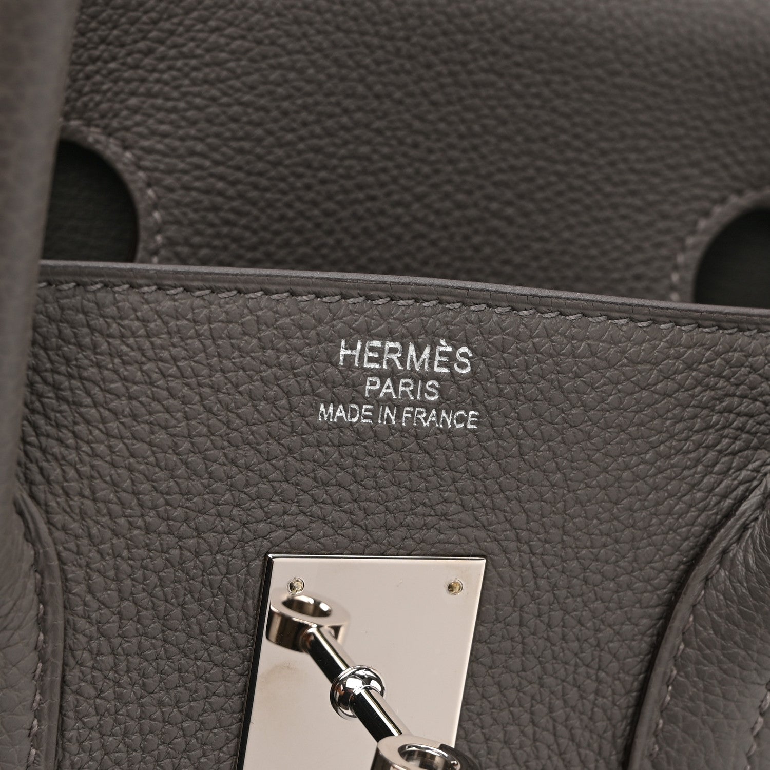 Hermes Togo Birkin 35 Etain 6 of 10