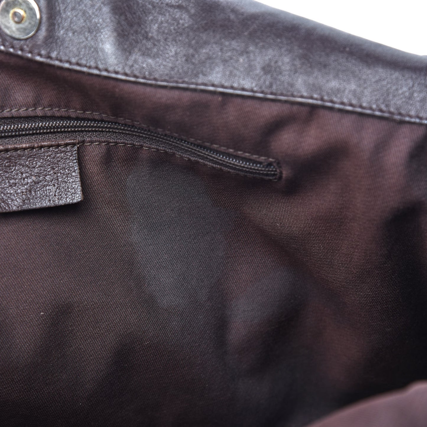 Nylon Monogram Charmy Shoulder Bag Dark Brown