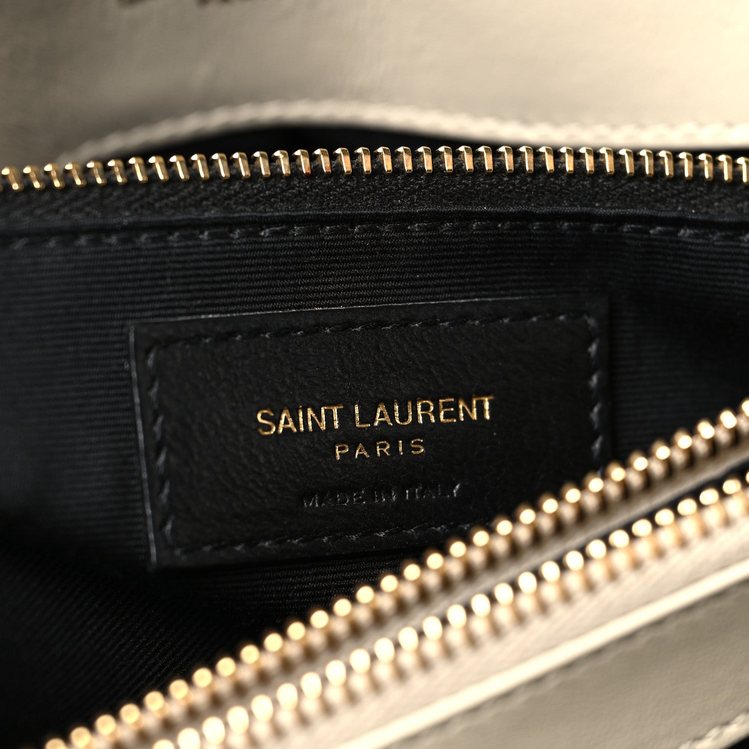 Saint Laurent Calfskin Y Quilted Monogram Medium Loulou Chain Satchel Crema Soft 5 of 11