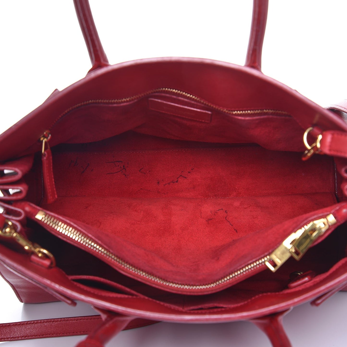 Calfskin Small Sac De Jour Rouge Orient