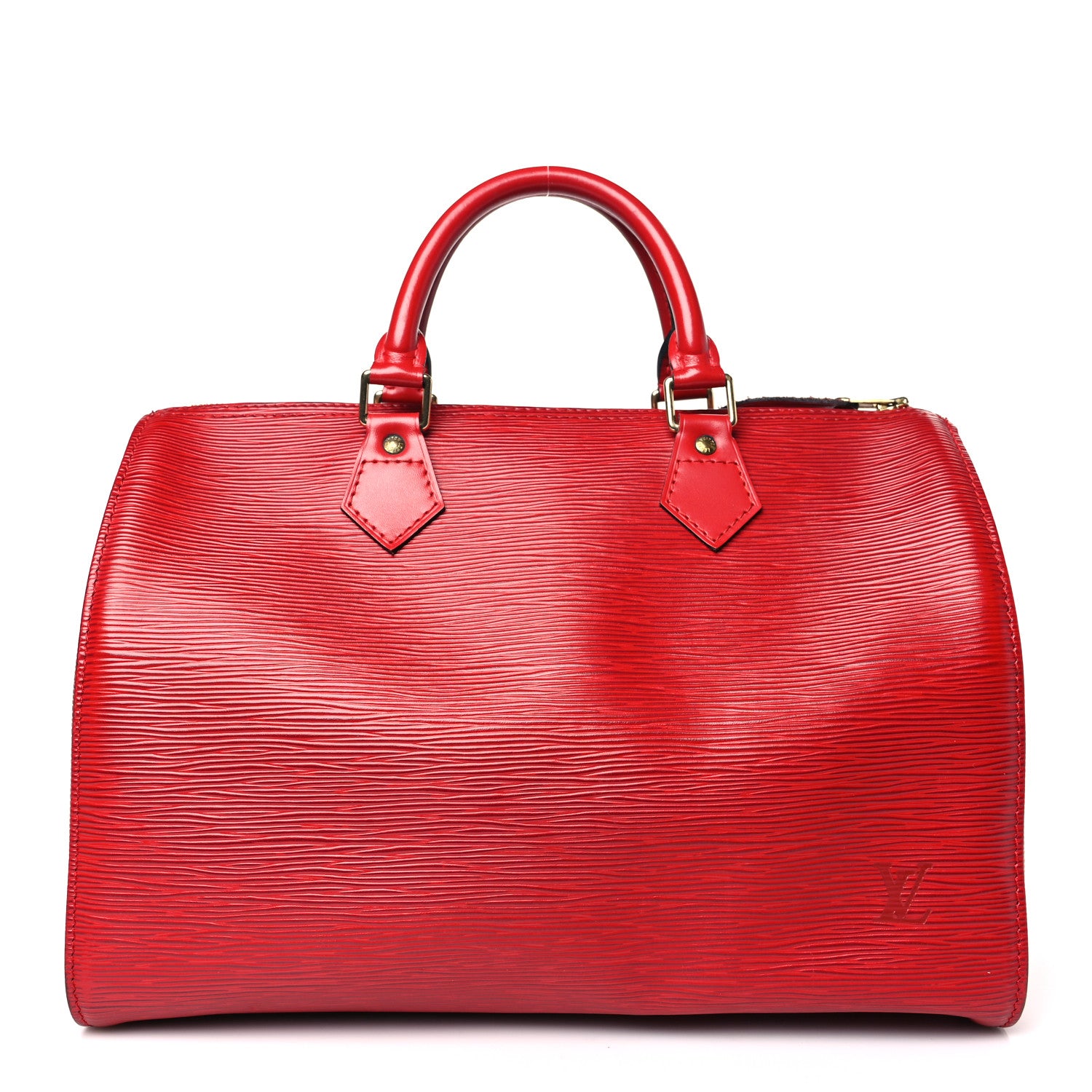 Louis Vuitton Epi Speedy 30 Castillan Red 1 of 8