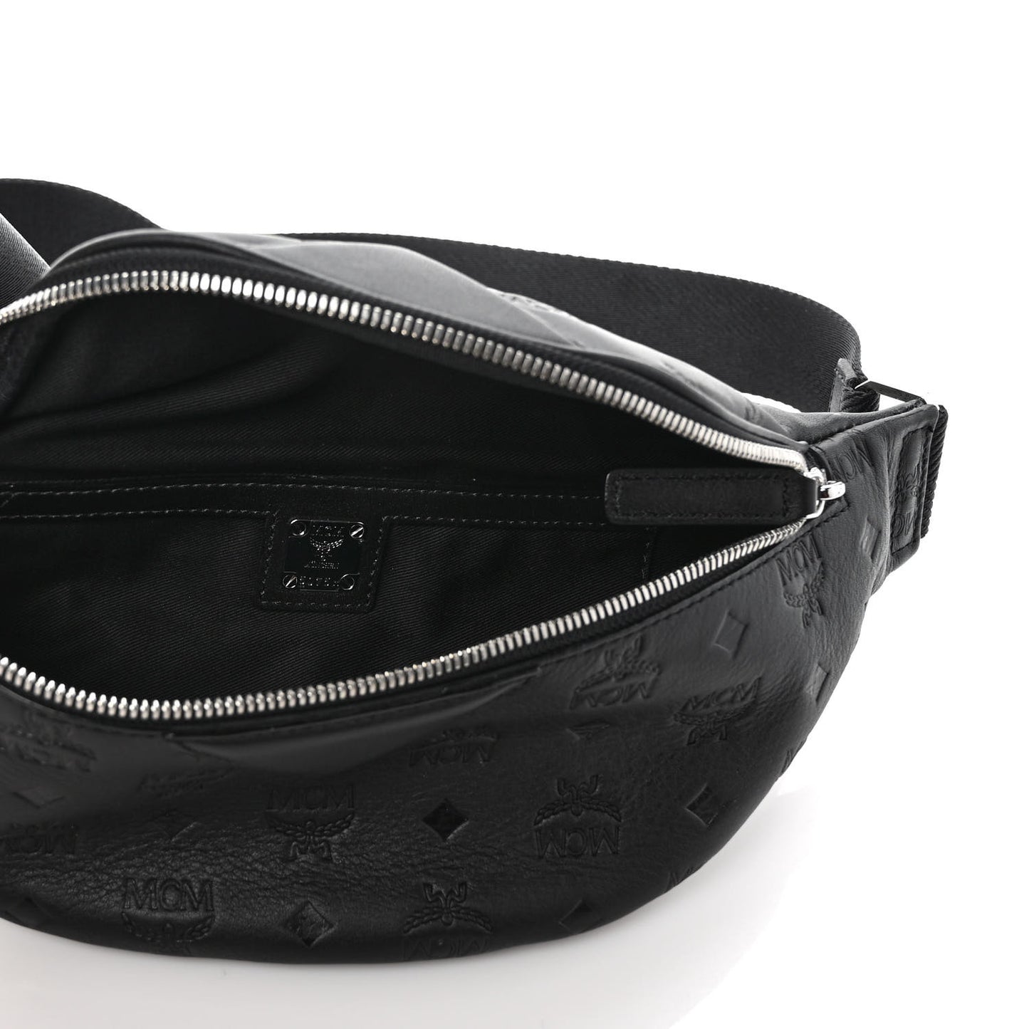 Calfskin Ottomar Monogram Fursten Belt Bag Black
