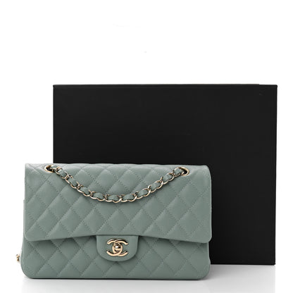 Chanel Caviar Quilted Medium Double Flap Dark Green 11 of 11