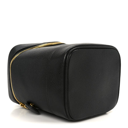 Chanel Caviar Vanity Cosmetic Case Black 4 of 11