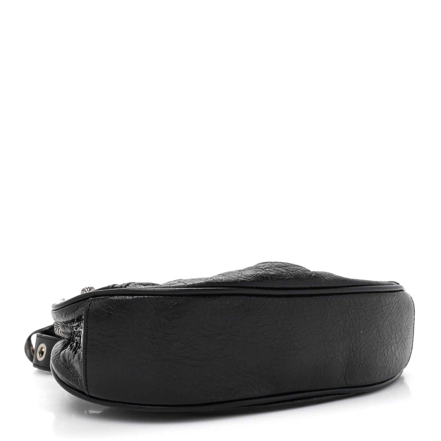 Agneau Arena Le Cagole Shoulder Bag XS Black