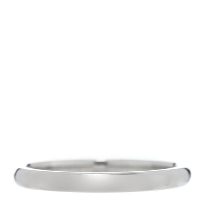 Van Cleef & Arpels Platinum 2mm Tendrement Wedding Band Ring 47 4 1 of 5