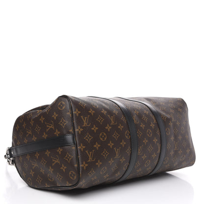 Louis Vuitton Monogram Macassar Keepall Bandouliere 45 3 of 10