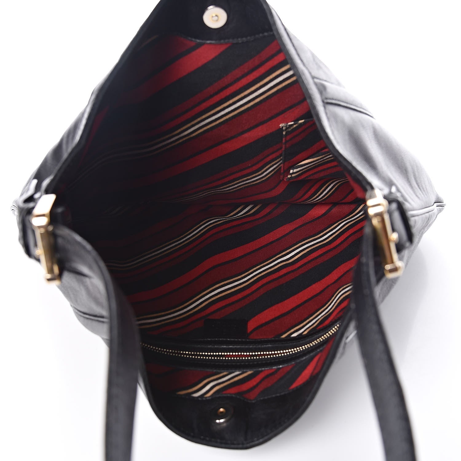 Gucci Calfskin Medium Britt Hobo Black 5 of 10