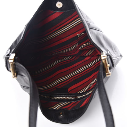 Gucci Calfskin Medium Britt Hobo Black 5 of 10