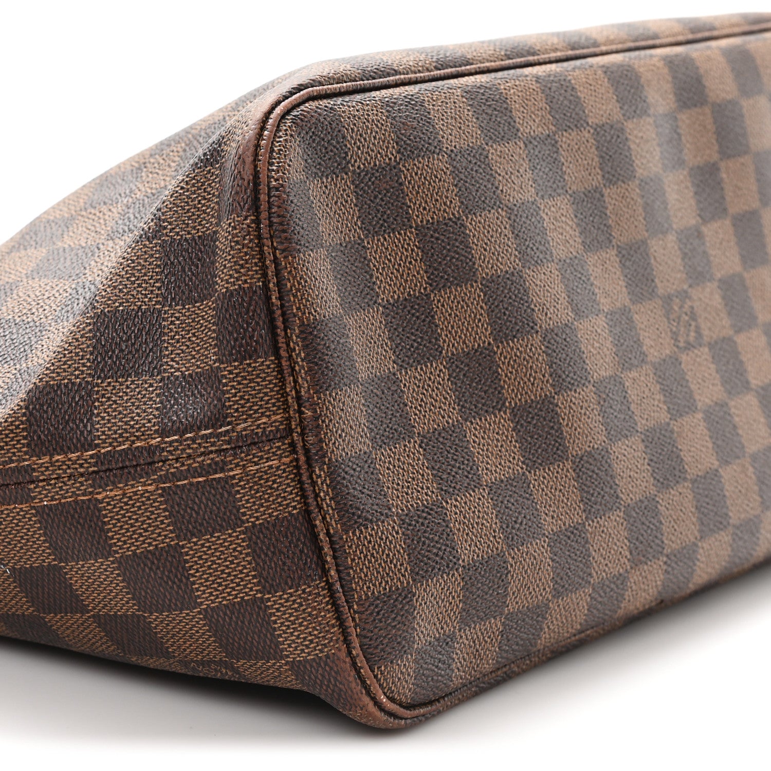 Louis Vuitton Damier Ebene Neo Neverfull MM Rose Ballerine 10 of 12