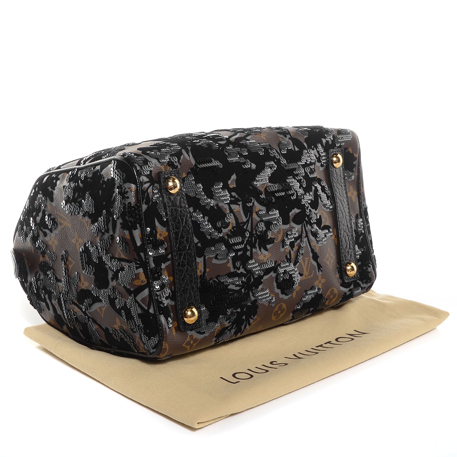Louis Vuitton Monogram Fleur De Jais Sequins Speedy 30 4 of 8