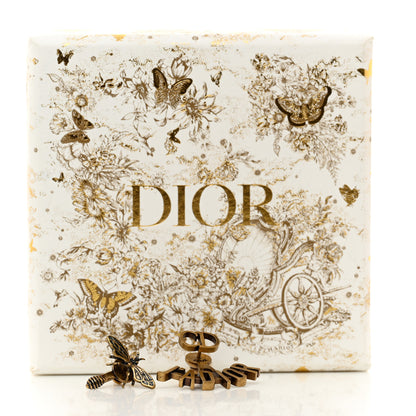 Christian Dior Metal J'Adior Earrings Aged Gold 5 of 5