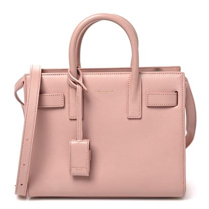 Saint Laurent Calfskin Nano Sac De Jour Pale Pink 1 of 10