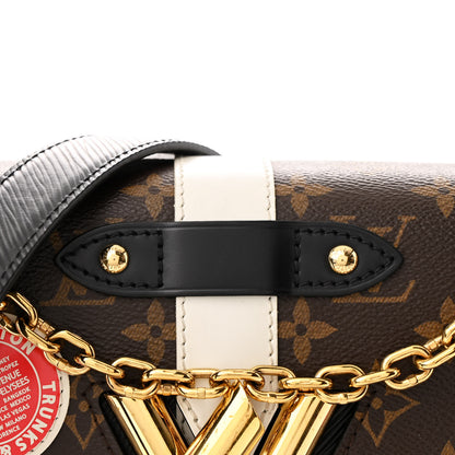 Louis Vuitton Epi Monogram Complice Trunks and Bags Twist Shoulder Bag MM Black 7 of 9