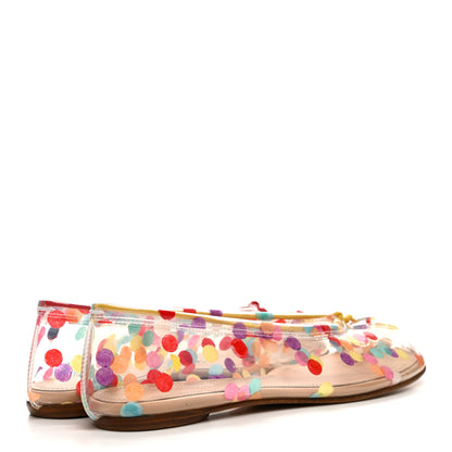Maison Margiela PVC Confetti Printed Tabi New Ballerina Flats 38 Multicolor 5 of 9
