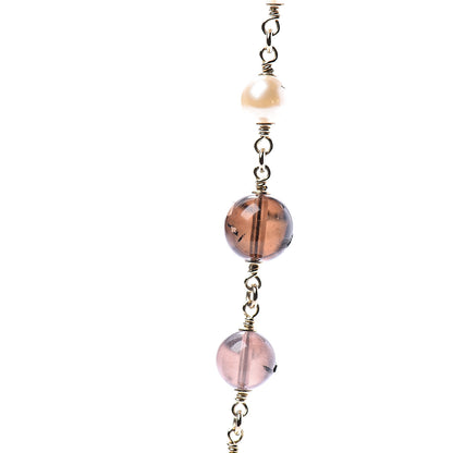 Chanel Beaded Resin CC Long Necklace Gold Multicolor 5 of 8