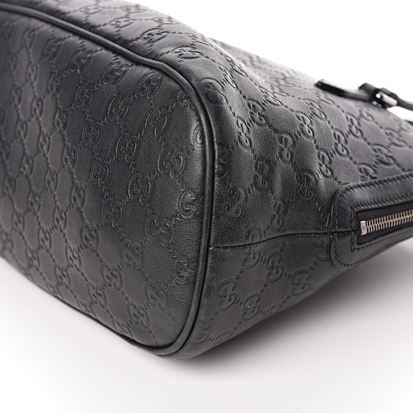 Guccissima Medium Dome Bag Black