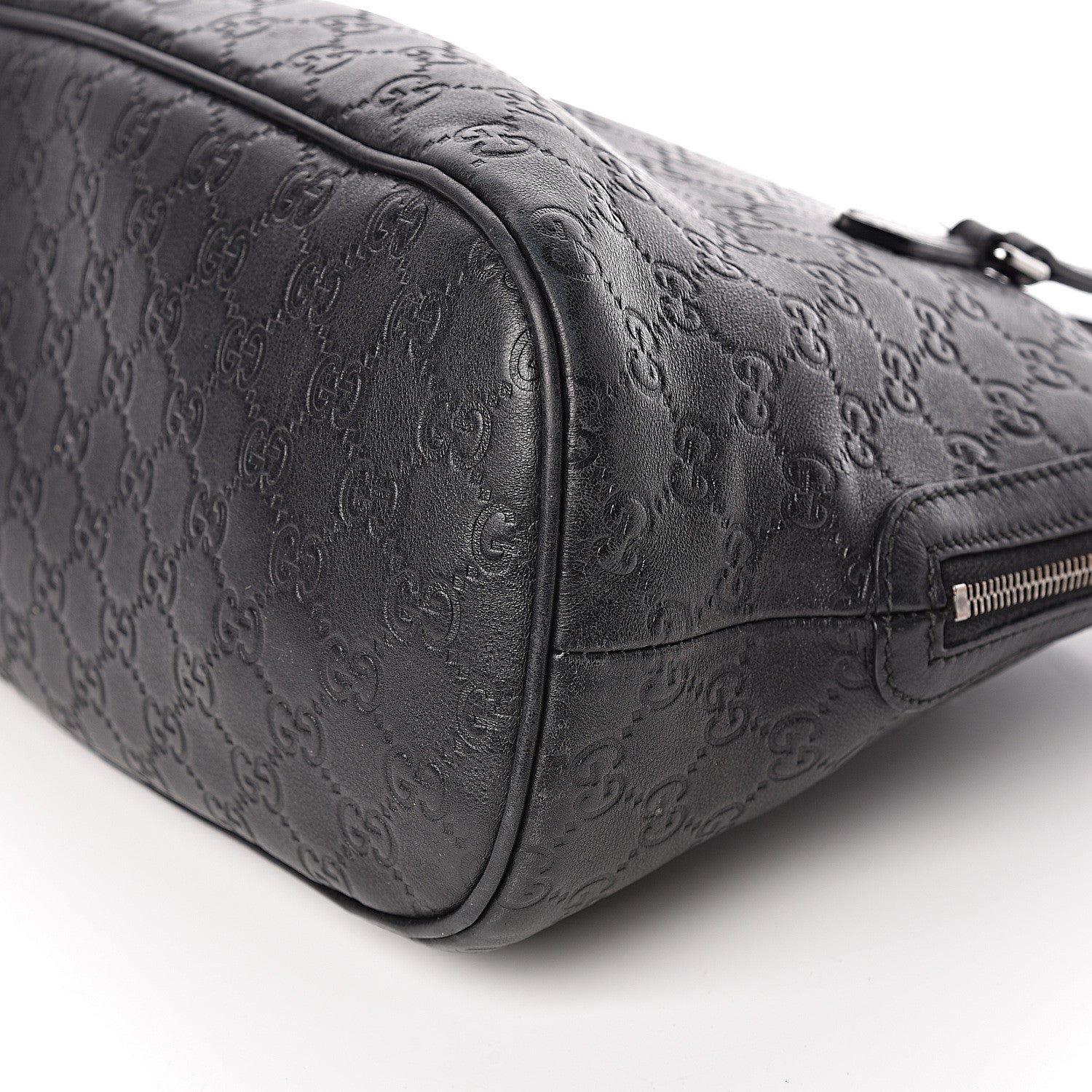 Gucci Guccissima Medium Dome Bag Black 10 of 14