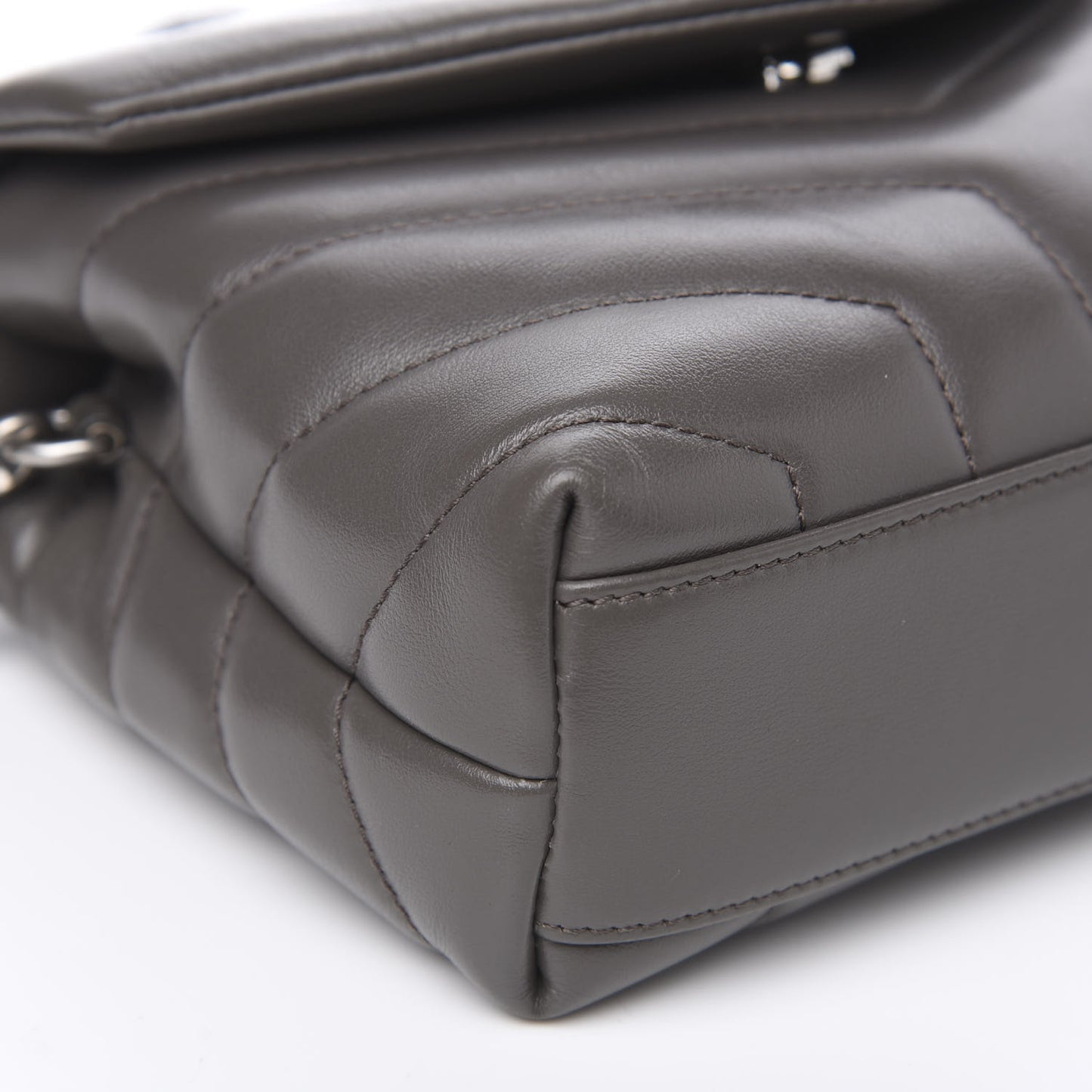 Calfskin Y Quilted Monogram Toy Loulou Crossbody Bag Earth