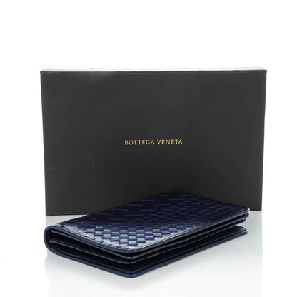 Bottega Veneta Nappa Intrecciato Medium Woven Clutch Atlantic 4 of 7