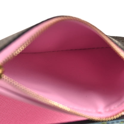 Louis Vuitton Monogram 2021 Christmas Animation Japanese Garden Victorine Wallet Wisteria Pink 6 of 8