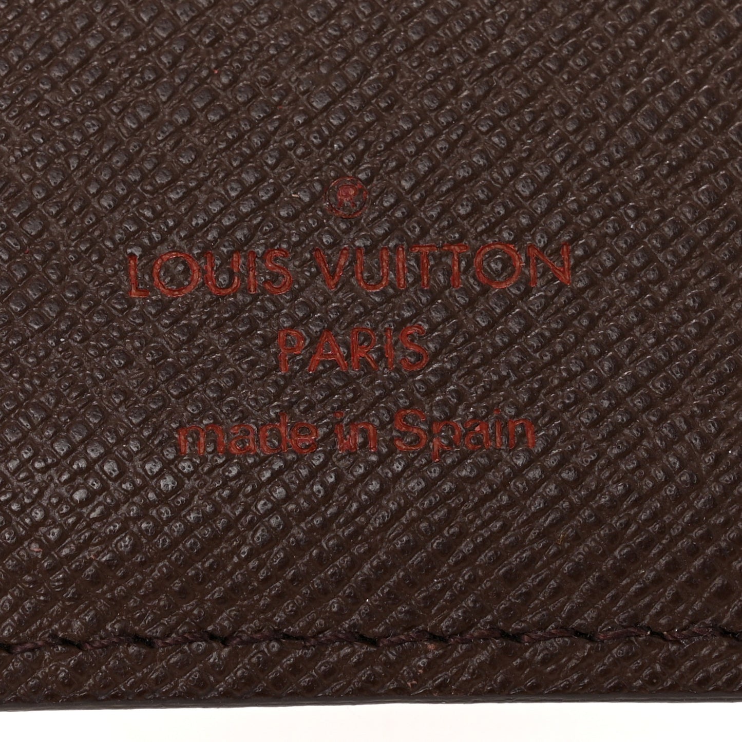 Damier Ebene Small Ring Agenda Cover
