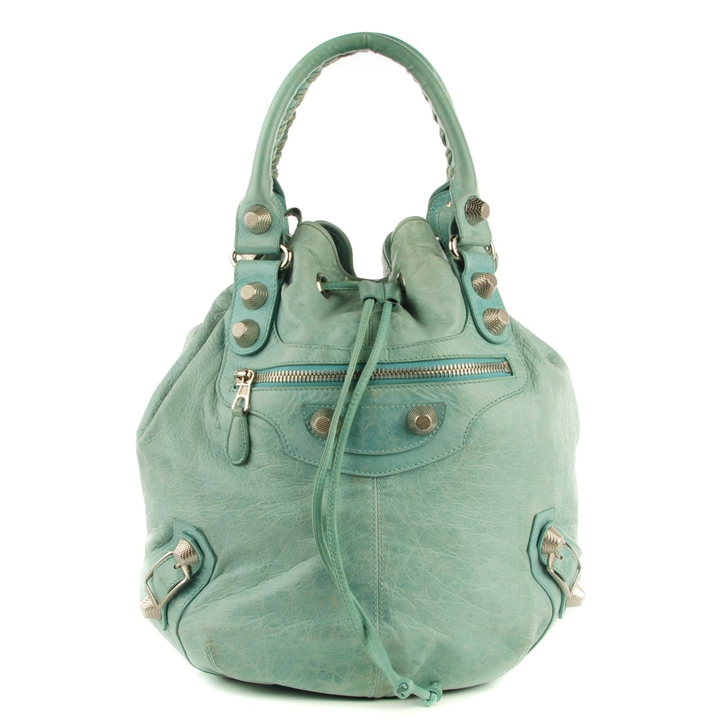 Agneau Giant 21 Silver Hardware Pompon Maldives