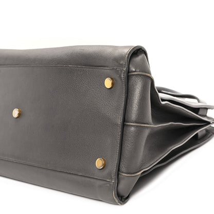 Saint Laurent Calfskin Large Sac de Jour Carryall Grey 11 of 14