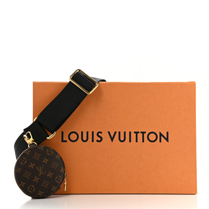 Louis Vuitton Nylon Monogram Strap with Coin Purse Black 5 of 5