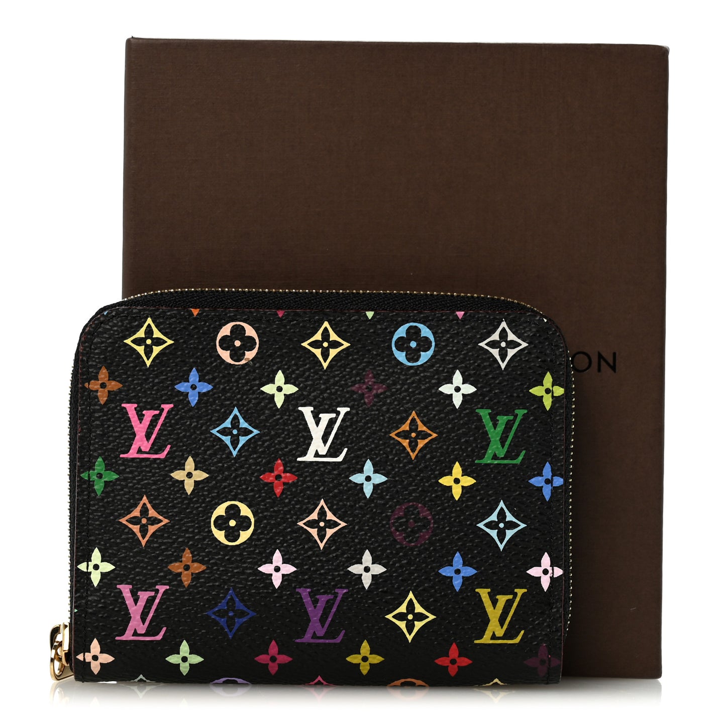 Monogram Multicolor Zippy Coin Purse Black Grenade