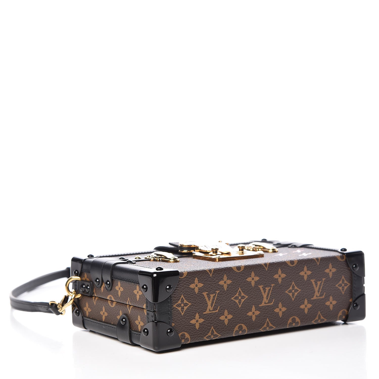 Louis Vuitton Monogram Petite Malle Black 4 of 10