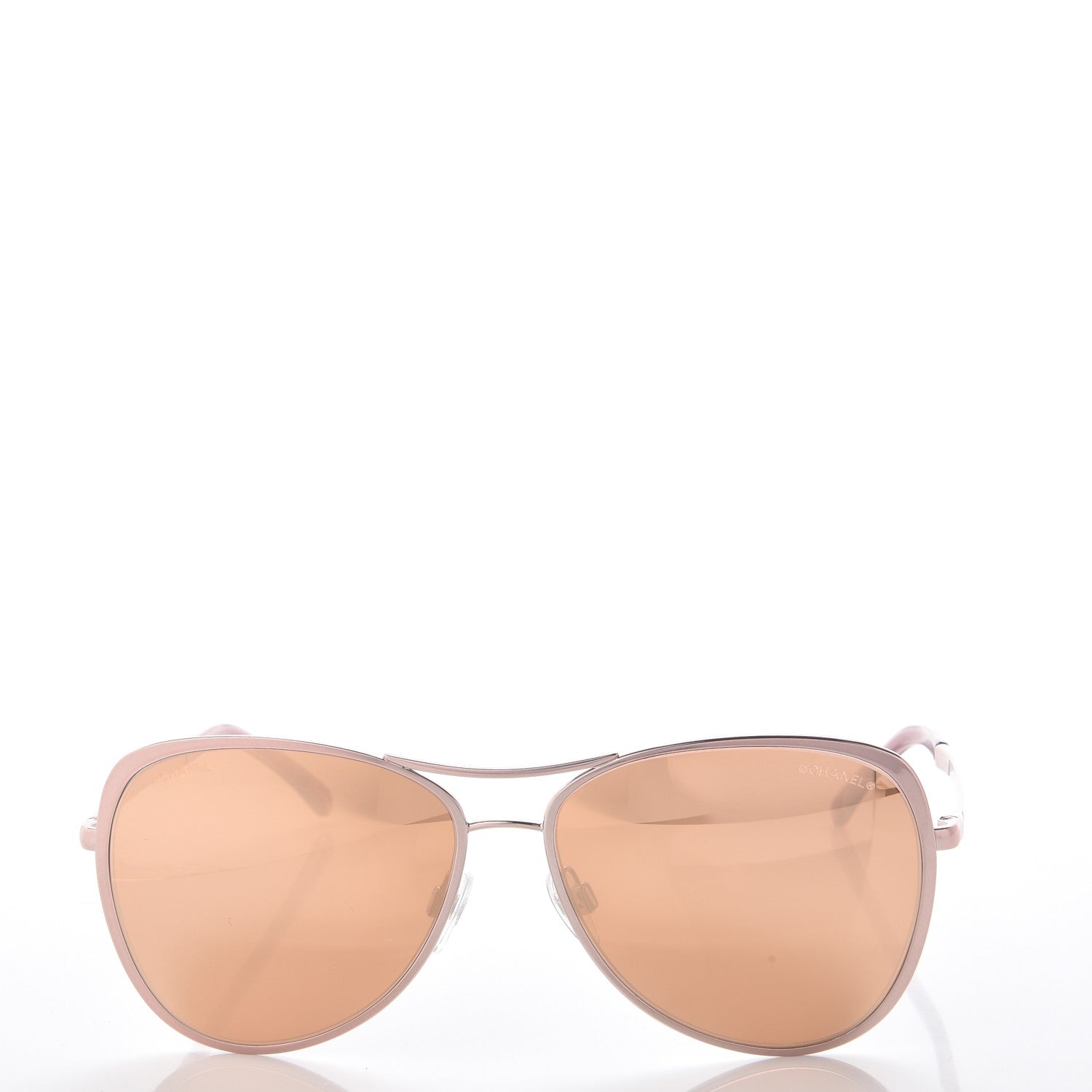 Chanel 18K Pilot Summer Sunglasses 4223 Pink Gold 2 of 8