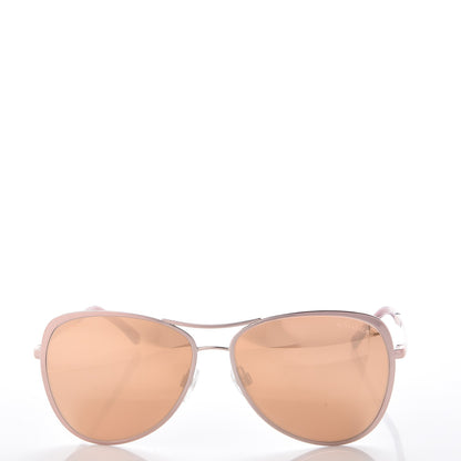 Chanel 18K Pilot Summer Sunglasses 4223 Pink Gold 2 of 8