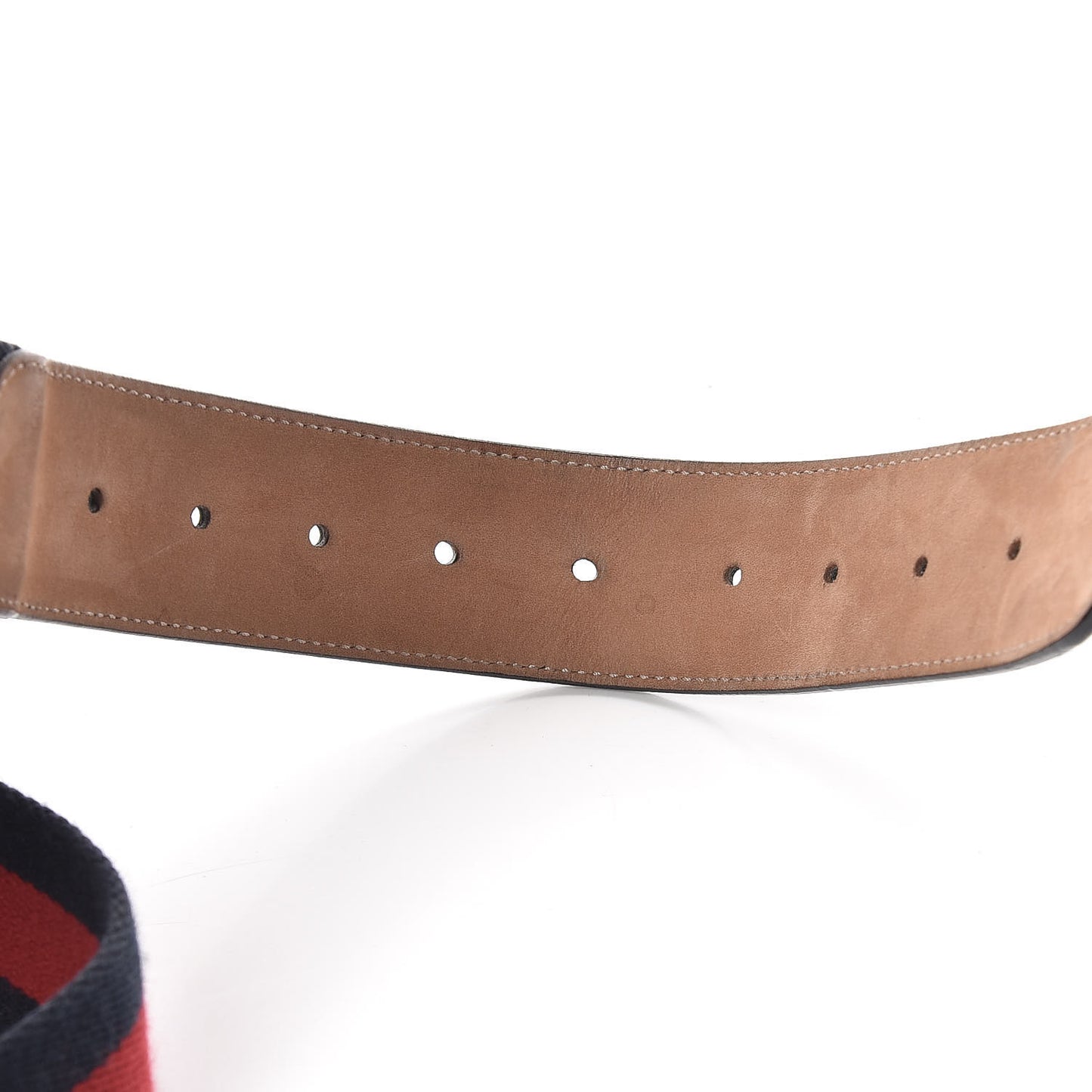 Nylon Calfskin Double G Web 40mm Belt 90 36 Blue Red Black