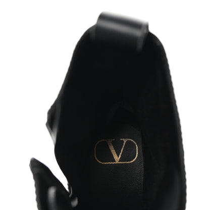 Valentino Garavani Calfskin Roman Stud 20/85mm Combat Boots 38.5 Black 8 of 9