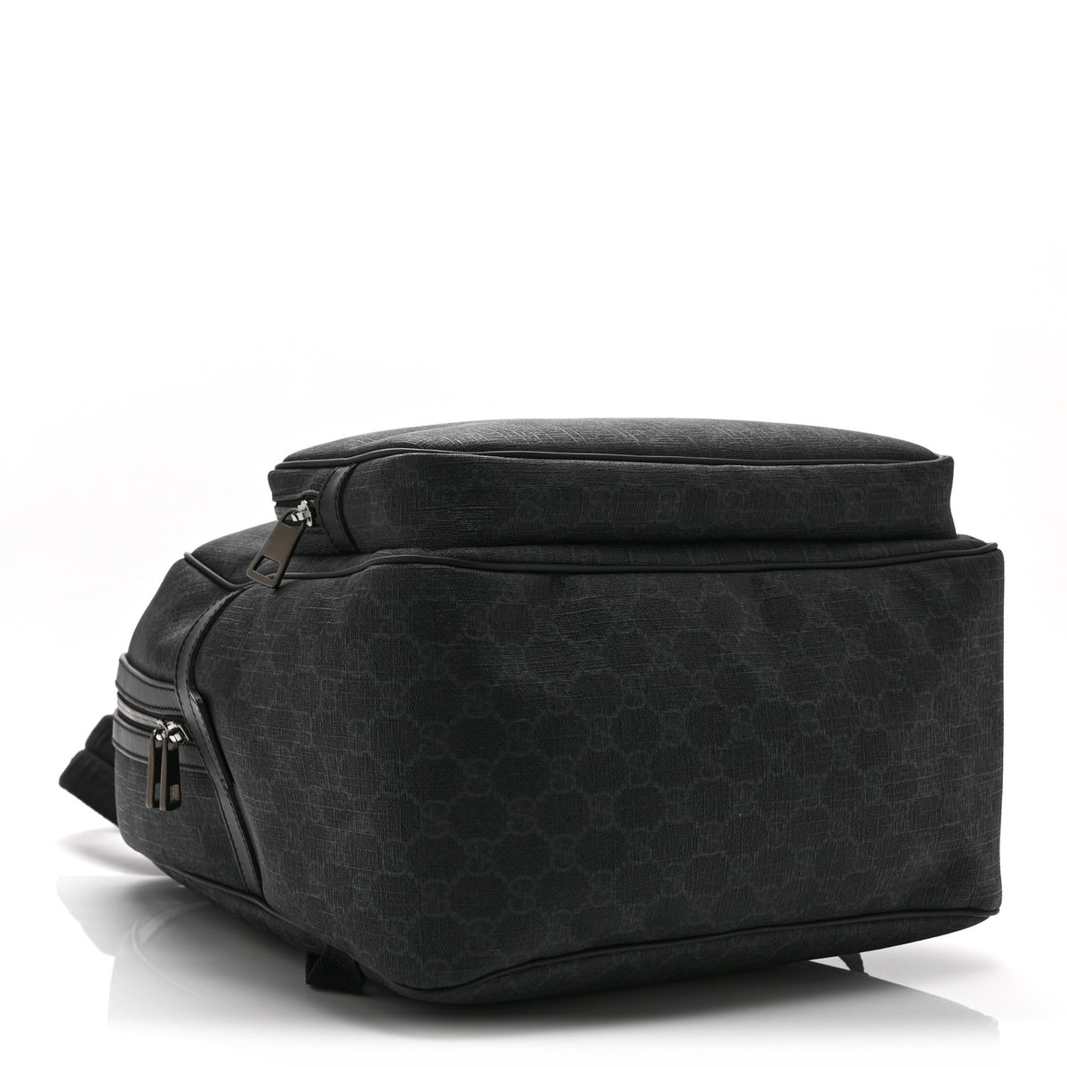 GG Supreme Monogram Medium Day Backpack Grey Black