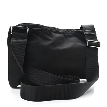 Prada Nylon Messenger Bag Black 2 of 11