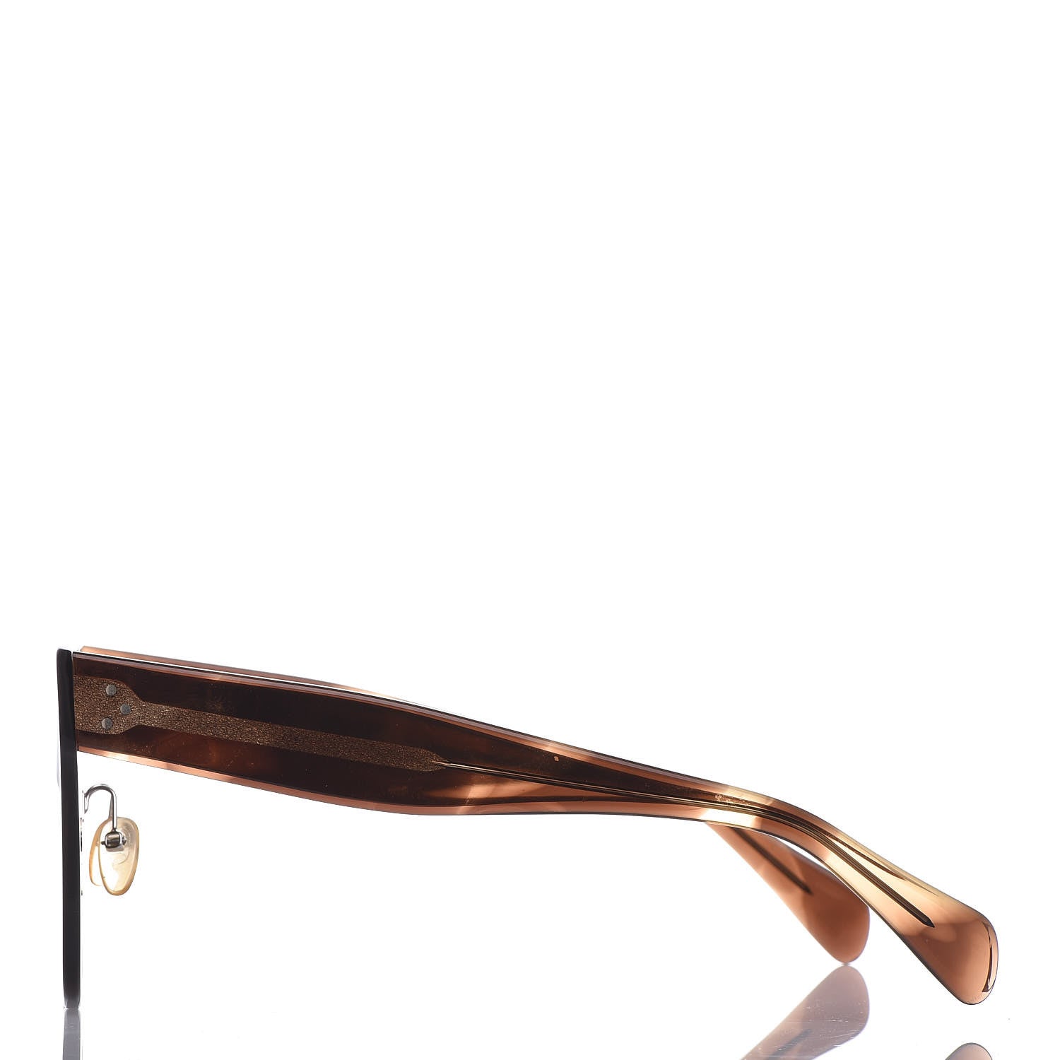 Celine Acetate Kim Sunglasses CL 41444/S Havana Brown 2 of 7