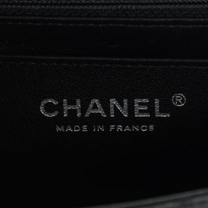 Chanel Lambskin Quilted Mini Rectangular Flap Black 6 of 7