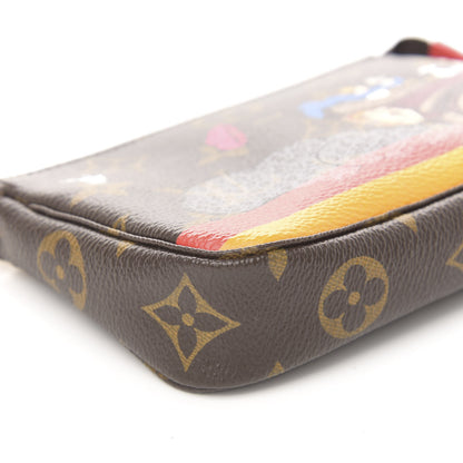 Louis Vuitton Monogram 2015 Christmas Animation Mini Pochette Accessories 8 of 9