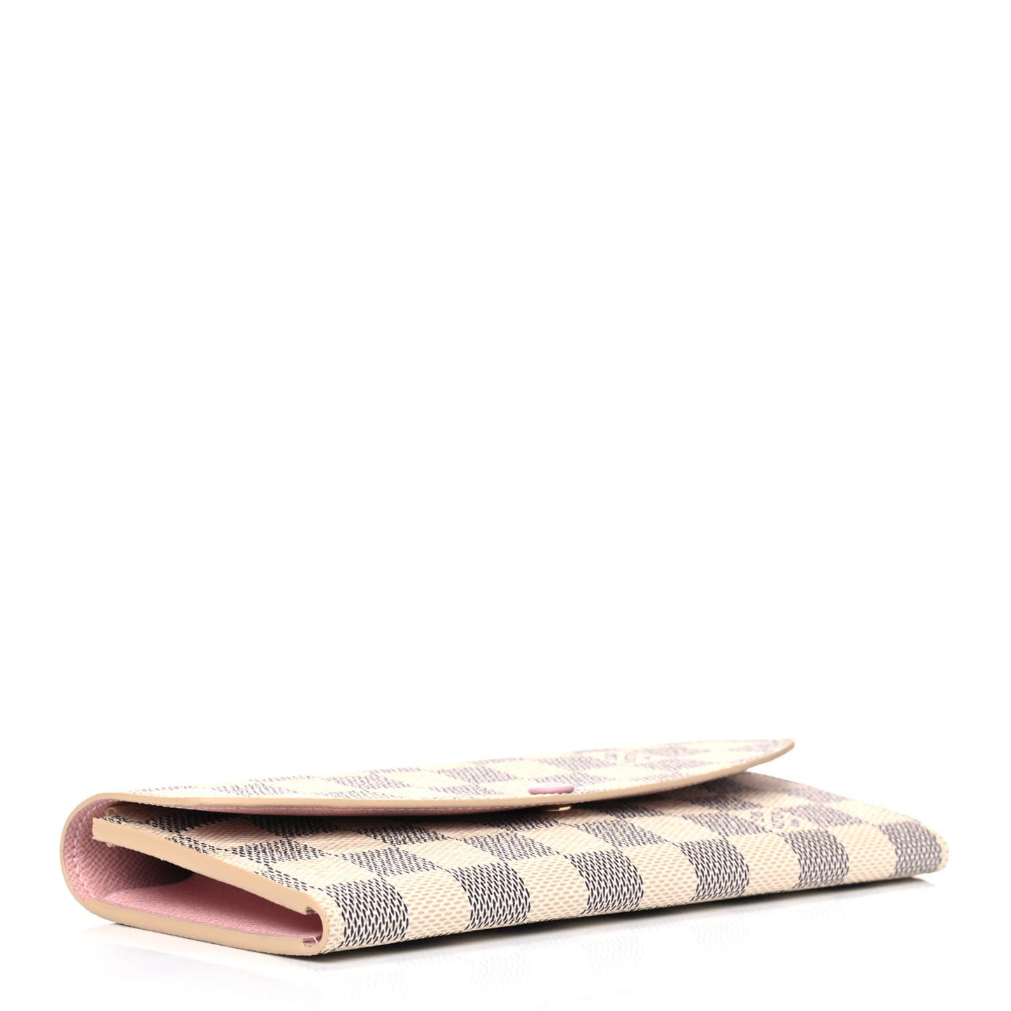 Damier Azur Emilie Wallet Rose Ballerine