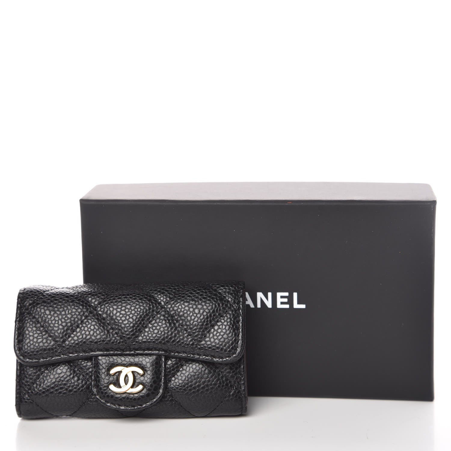 Chanel Caviar Quilted 6 Key Holder Black 9 of 9