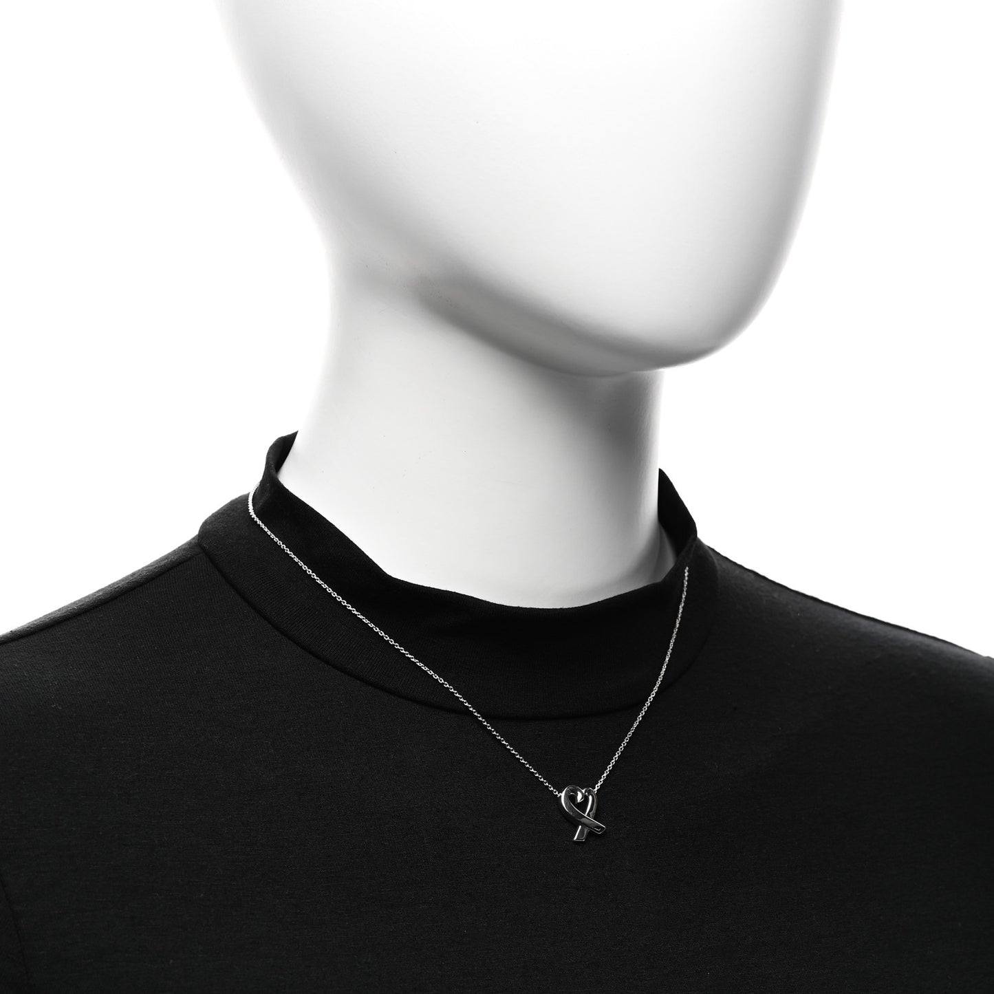 Sterling Silver Paloma Picasso Loving Heart Pendant Necklace