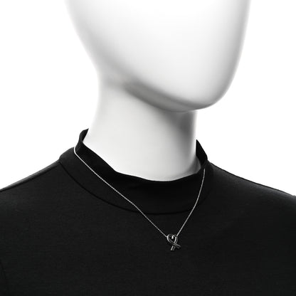 Tiffany Sterling Silver Paloma Picasso Loving Heart Pendant Necklace 2 of 4
